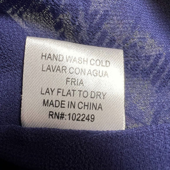 Anthropologie Skies Are Blue Floral‎ Long Sleeve Dress Size M - Picture 8 of 9